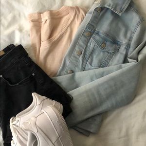 light wash denim jacket